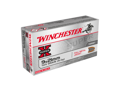 Winchester 9x21 mm Super-X Full Metal Jacket 8,04 g / 124 gr